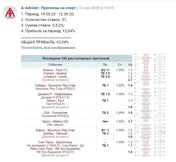 Артем Филатов «ВКонтакте» дает отчет на отдельной странице
